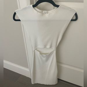 Aritzia White Mini Dress